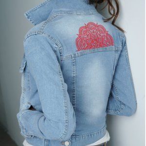 Yoga Mandala Jean Jacket